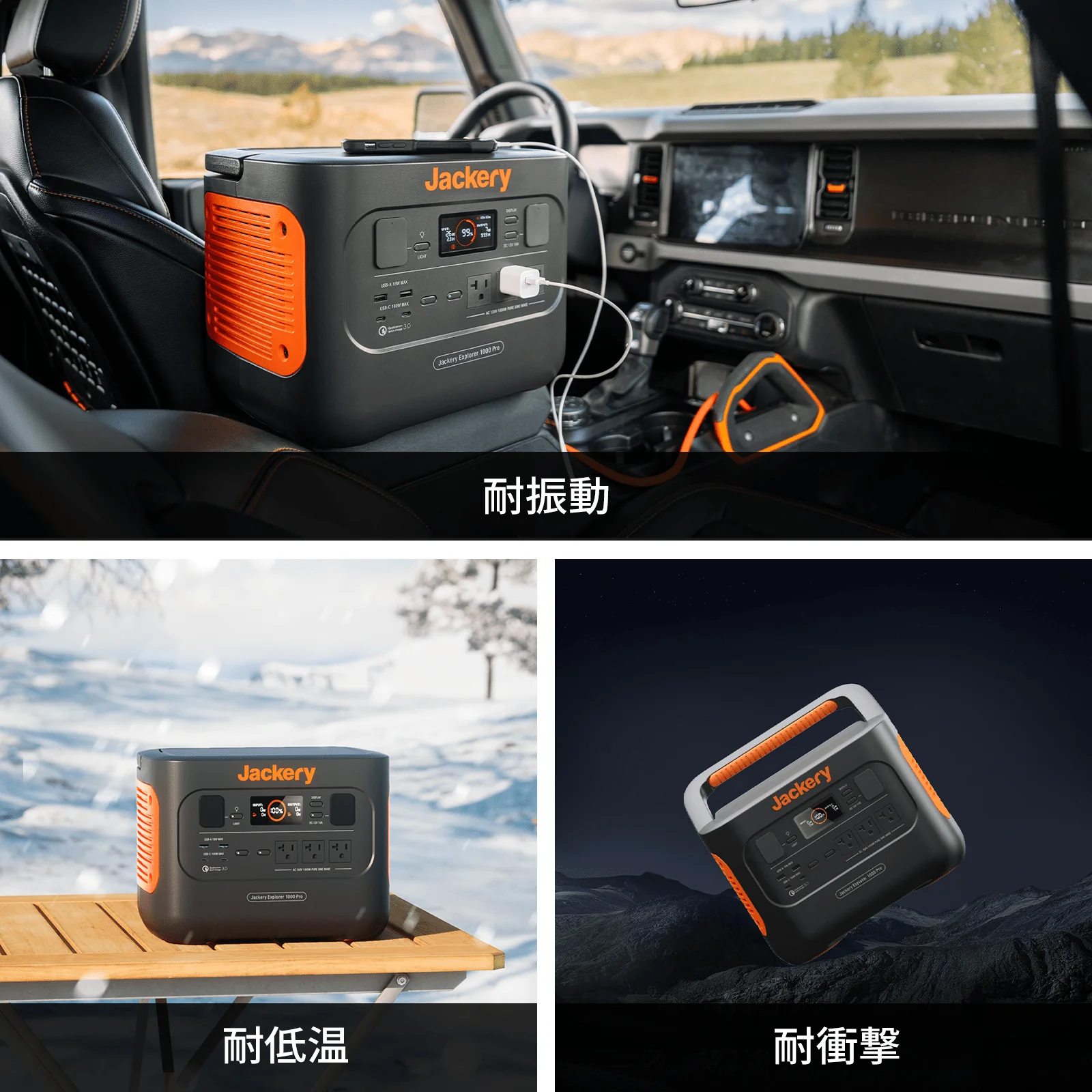 【在庫限り】Jackery Solar Generator 1000 Pro 80W ポータブル電源 ソーラーパネル セット - Image 8