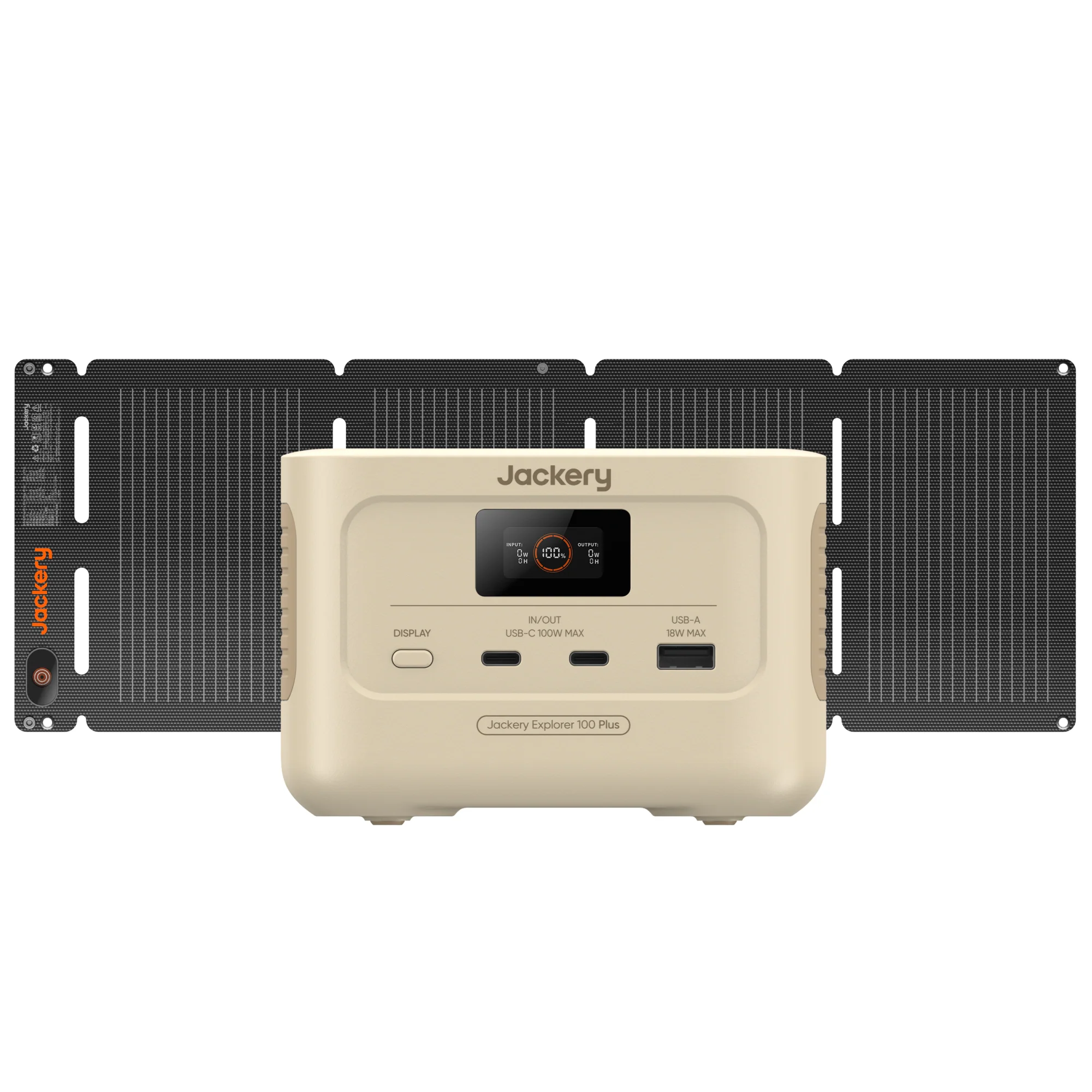 Jackery Solar Generator 100 Plus（サンドゴールド） 40 Air ポータブル電源 ソーラーパネル