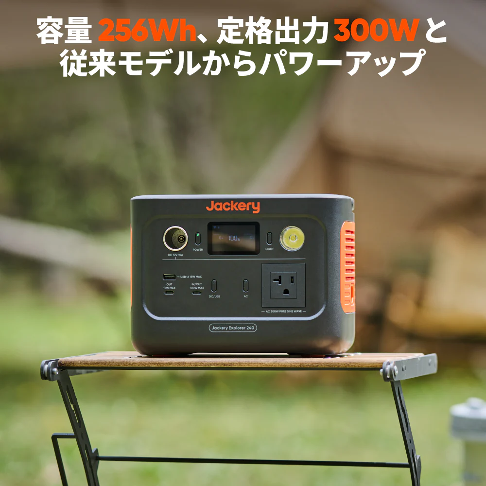 Jackery Solar Generator 240 New 40 Mini ポータブル電源 ソーラーパネル - Image 5